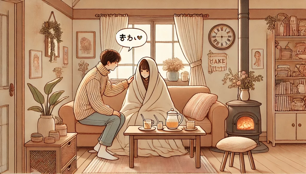 プライベートでの「お大事に」返信