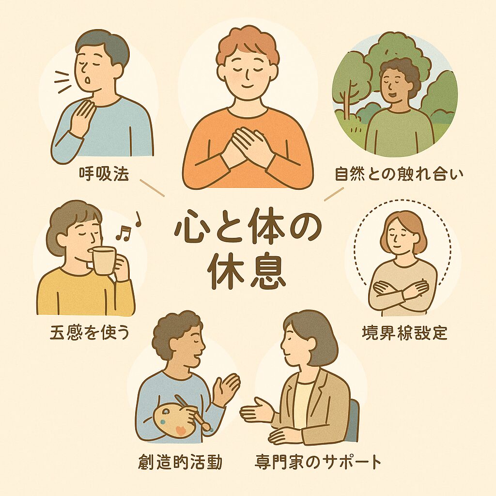人間関係に疲れたときの休息の取り方